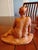 1970s Signed Sienna Terracotta Maternity Sculpture Pair • Chronological Pregnancy Set For Sale - Image 4 of 12