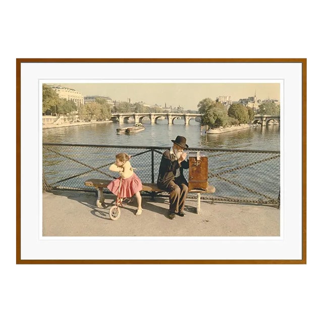 Seine Scene 1950s by Peter Cornelius Framed C-Print Photograph For Sale