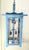 Turquoise Stunning Large Arts & Crafts / Mission Style Solid Copper Pendant Lantern Light For Sale - Image 8 of 18