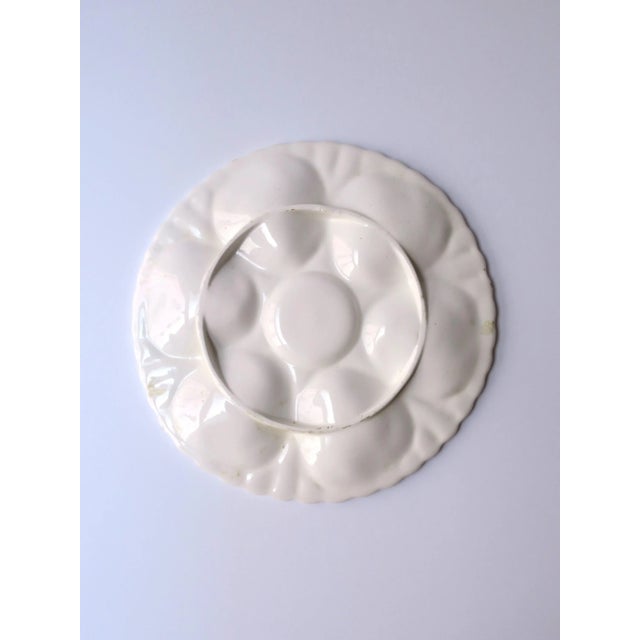 White Oyster Plate, Pair For Sale In New York - Image 6 of 9