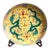 Chinese Ceramic Plate,Qianlong Marked Yellow Ground Famille Rose Porcelain Plate Hand Painted Double Dragon Pattern For Sale