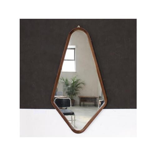 Drop-Shaped Wall Mirror, 1950s For Sale - Image 11 of 11