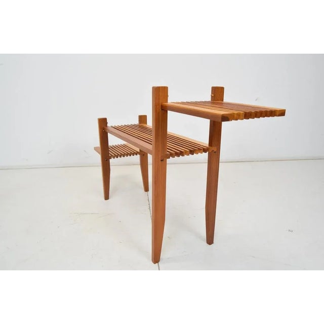 Brown Mid-Century Flower Stand, 1960s For Sale - Image 8 of 13