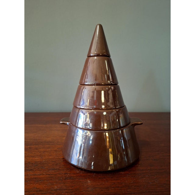 Cono Model Table Set by Ambrogio Pozzi for Pierre Cardin, Italy, 1960s, Set of 5 For Sale - Image 12 of 12