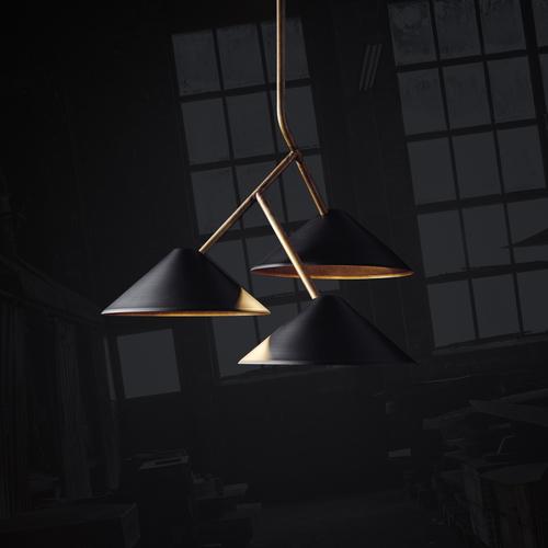 Black Black Brass Grenverk Ceiling Lamp by Johan Carpner for Konsthantverk Tyringe For Sale - Image 8 of 10