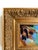 Abstract "Letting It Go" 2025 Framed Mini Painting With Vintage Frame For Sale - Image 3 of 3
