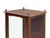 Vintage Square Brown Frame Glass Door Display Case Box For Sale - Image 10 of 13