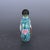 Blue Copper Enamel Landscape Snuff Bottle, Hand Painted Famille Rose Scene For Sale - Image 8 of 9