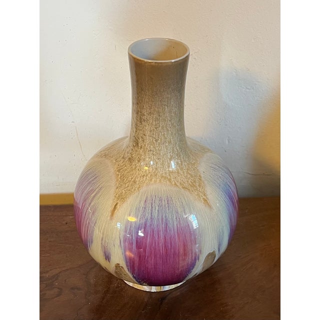 Red Geoffrey Borr Chilmark Pottery Flambe Sang De Boeuf Oxblood Vase by Chilmark Pottery, Martha's Vineyard Massachusetts For Sale - Image 8 of 15