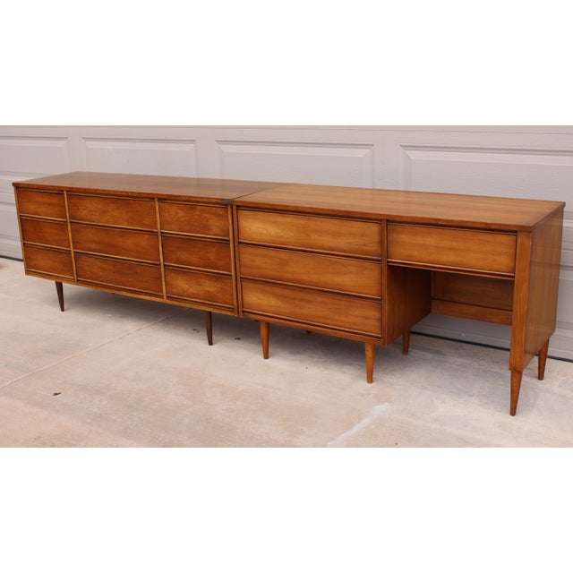 Dixie Mid Century 9 Drawer Dresser Chairish