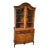 1920s Beautiful French Provincial Style Burl Wood China Cabinet For Sale