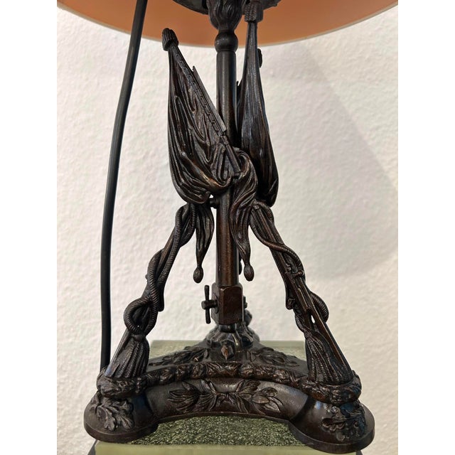 Historicist Table Lamp Base with Standards, 1890s For Sale - Image 4 of 6