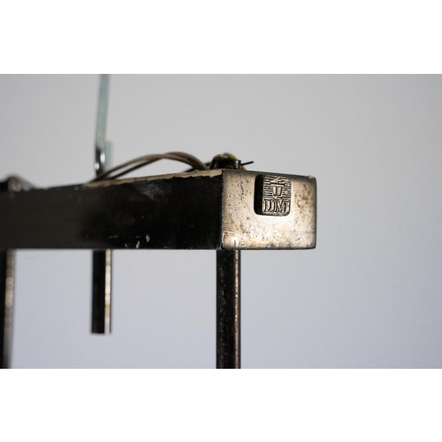 1970s Mid-Century Chandelier in Brass and Glass from Lumi Milano, Italy, 1970s For Sale - Image 5 of 11