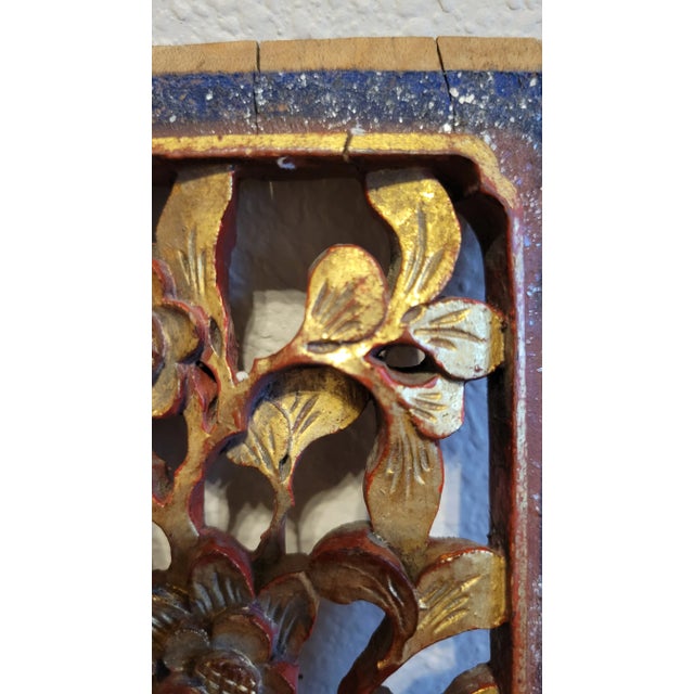 Antique Wood Carving Plaque For Sale - Image 11 of 12