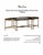 Contemporary Marge Carson Rue Royale Rr01 Three-Piece Bunching Cocktail Table Set For Sale - Image 3 of 3