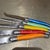1980s 1980s Colorful Multi-Piece Laguiole-Style Knife, Set of 5 For Sale - Image 5 of 8