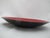 Gumps Late 20th Century Gumps Worldview Sleek Red & Black Pottery 11 1/4" Dinner Plate Set of 4 For Sale - Image 4 of 6