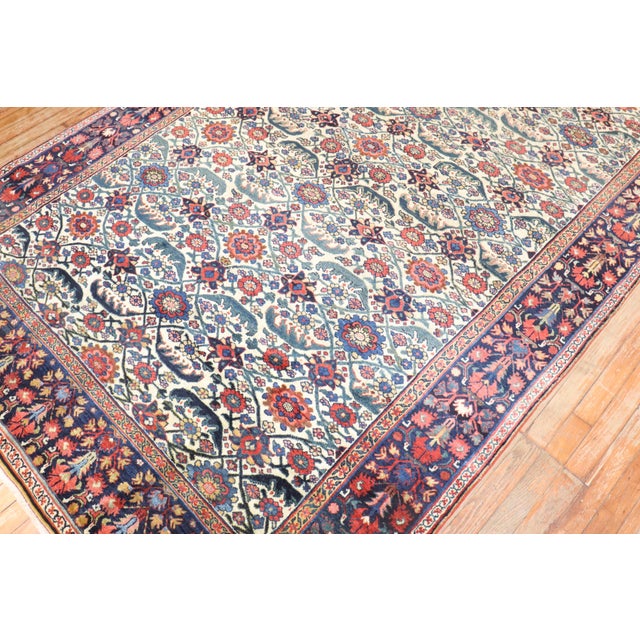 1st quarter of the 20th century floral ivory ground persian bidjar rug Details rug no. j3988 size 5' 9" x 11' (175 x 335 cm)