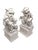 Chinese Pair of Vintage Chinese Porcelain Blanc De Chine Foo Dog Statues. For Sale - Image 3 of 9