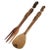 African Folk Art Hand Carved Fork & Spoon - A Pair For Sale - Image 13 of 13