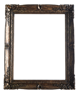 Italian Hand-Carved Gold Leaf Gilded Wooden Frame, 1950s