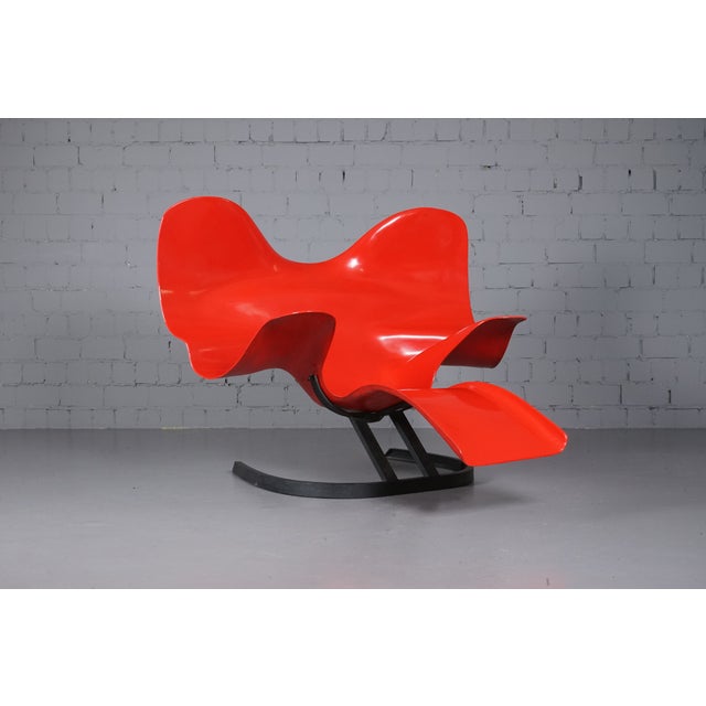 Mid-Century Modern Red Elephant Chair by Bernard Rancillac For Sale - Image 3 of 18