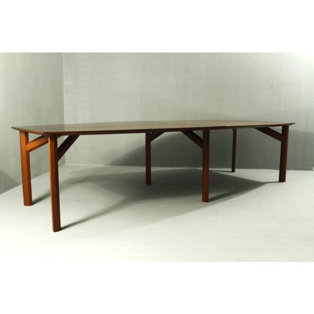 Large Teak Table, Denmark, 1980s For Sale - Image 15 of 15