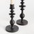 In a chunky, classic silhouette, the notches along the body of these candle stands add a modern touch. This set of two...