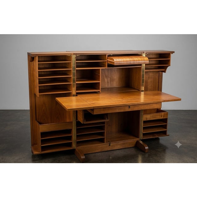 Wood Swiss Magic Box Desk by Mummenthaler & Meier, 1960s For Sale - Image 7 of 8