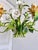 Metal Vintage Floral Tole Chandelier, 1970 For Sale - Image 7 of 18