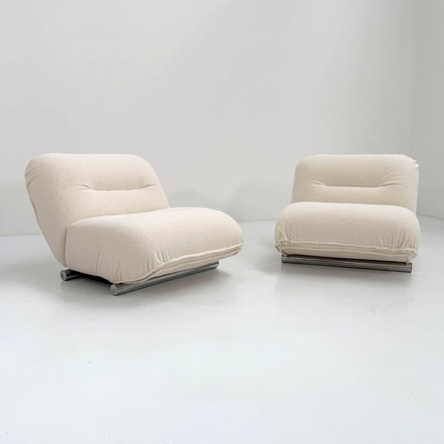 Set of Lounge Chairs by Giuseppe Munari for Poltrona Munari, 1970s For Sale - Image 9 of 16