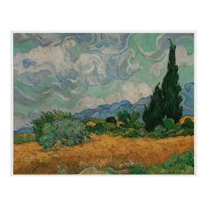 2008 After Van Gogh "Wheat Field With Cypresses", First Edition German Poster