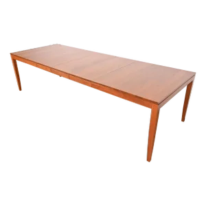Stickley Arts & Crafts Shaker Cherry Wood Extension Dining Table, Newly Refinished