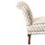 Ferrick Mason Upholstered Petite Slipper Antique Chair With Contrast Welting For Sale - Image 4 of 10