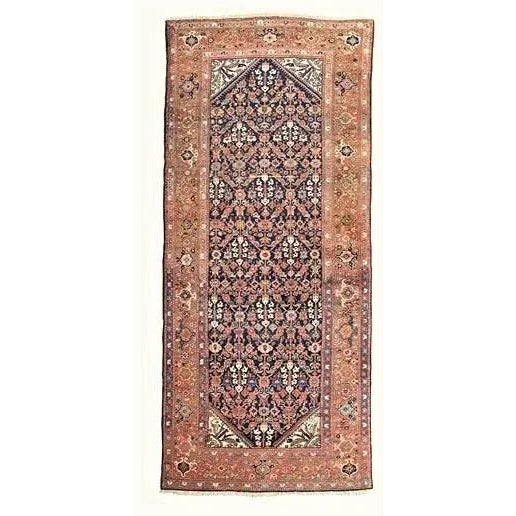 Early 20th Century Antique Hand-Knotted Persian Gallery Rug - 5′3″ × 11′7″ For Sale - Image 13 of 13