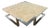 Romeo Rega for Adriana Asti Marble and Chrome Coffee Table, 1970s For Sale