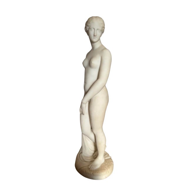 After Hiram Powers, Grand Tour Marble Sculpture of "The Greek Slave" For Sale - Image 10 of 13