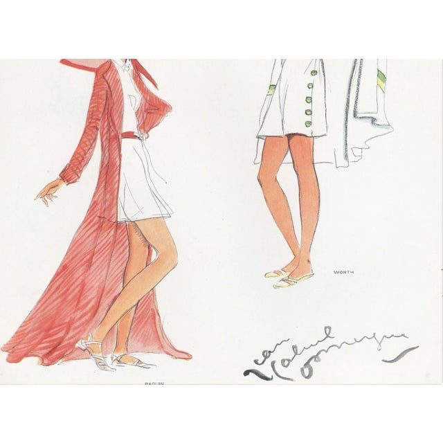 Contemporary 1936 French Summer Beach Fashion Print by Domergue For Sale - Image 3 of 3