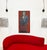 Large 1970s Abstract Oil Painting Portrait, Man in a Suit, Newly Framed For Sale - Image 9 of 10