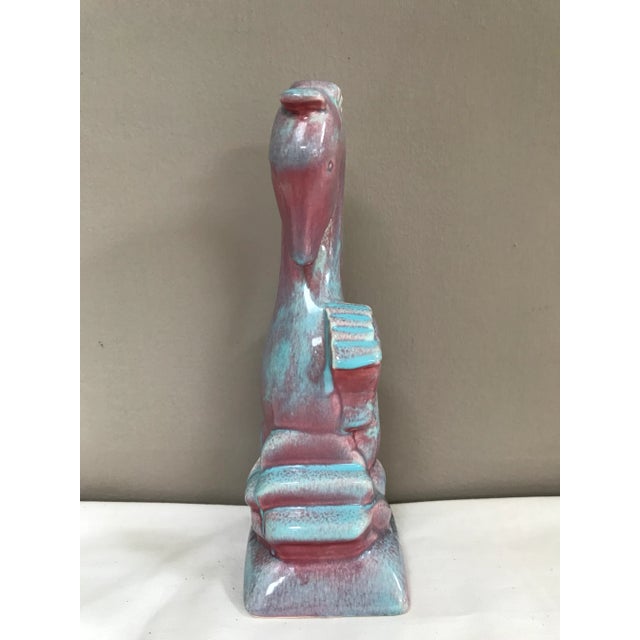 California West Coast Pottery Art Deco Stylized Horses Mare & Foal For Sale - Image 4 of 9