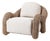 Elara Curved Rattan Arm Chair For Sale