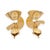 1950s Retro Tiffany & Co. George Schuler 14k Yellow Gold Swirl Clip on Earrings 1950's, A Pair For Sale - Image 10 of 12