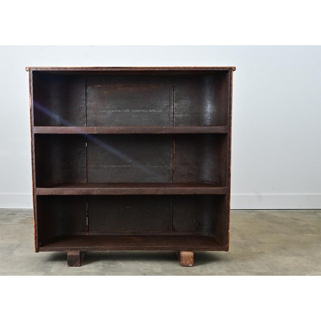 Victorian 19th Century English “Huffer” Pine Demilune Warming Cabinet For Sale - Image 3 of 12