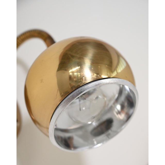 Brass Wall Lamps by Möllers Armatur Eskilstuna, 1950s, Set of 2 For Sale - Image 10 of 11