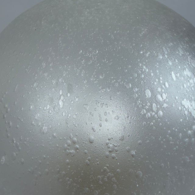 Gold Brass Table Lamp with Sphere Glass from Targetti Sankey, 1960s For Sale - Image 8 of 13