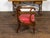 English Regency Period 19th Century Mahogany Horseshoe Back Upholstered Armchair For Sale In Atlanta - Image 6 of 11