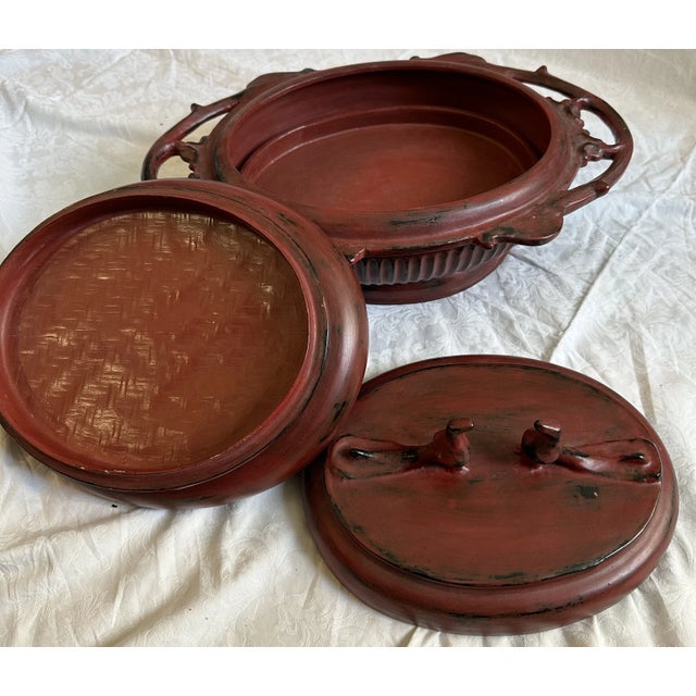 19th Century 19th Century Covered Wooden Tureen For Sale - Image 5 of 5