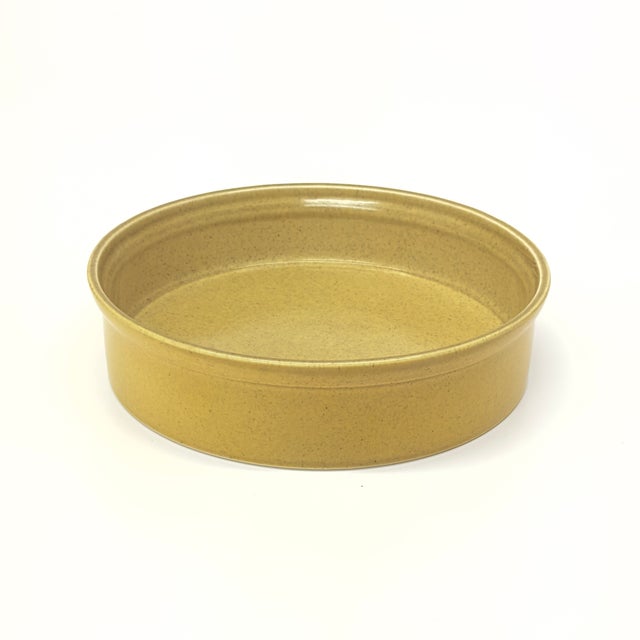 Vintage Mustard-Colored Baking Dish Curation - Group of 3 For Sale - Image 4 of 11