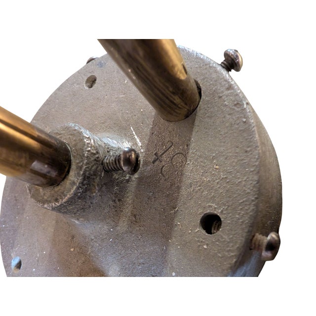 Three-Armed Chandelier by Stockman Orno, 1950s For Sale - Image 3 of 7