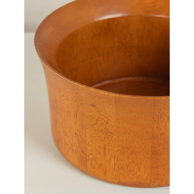 Wood Vintage Teak Bowl, 1960s For Sale - Image 7 of 8